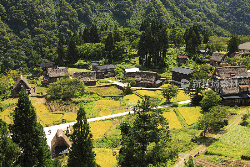 Gokayama, Aikura gasshoo - zukuri村，日本，富山县，南东，富山